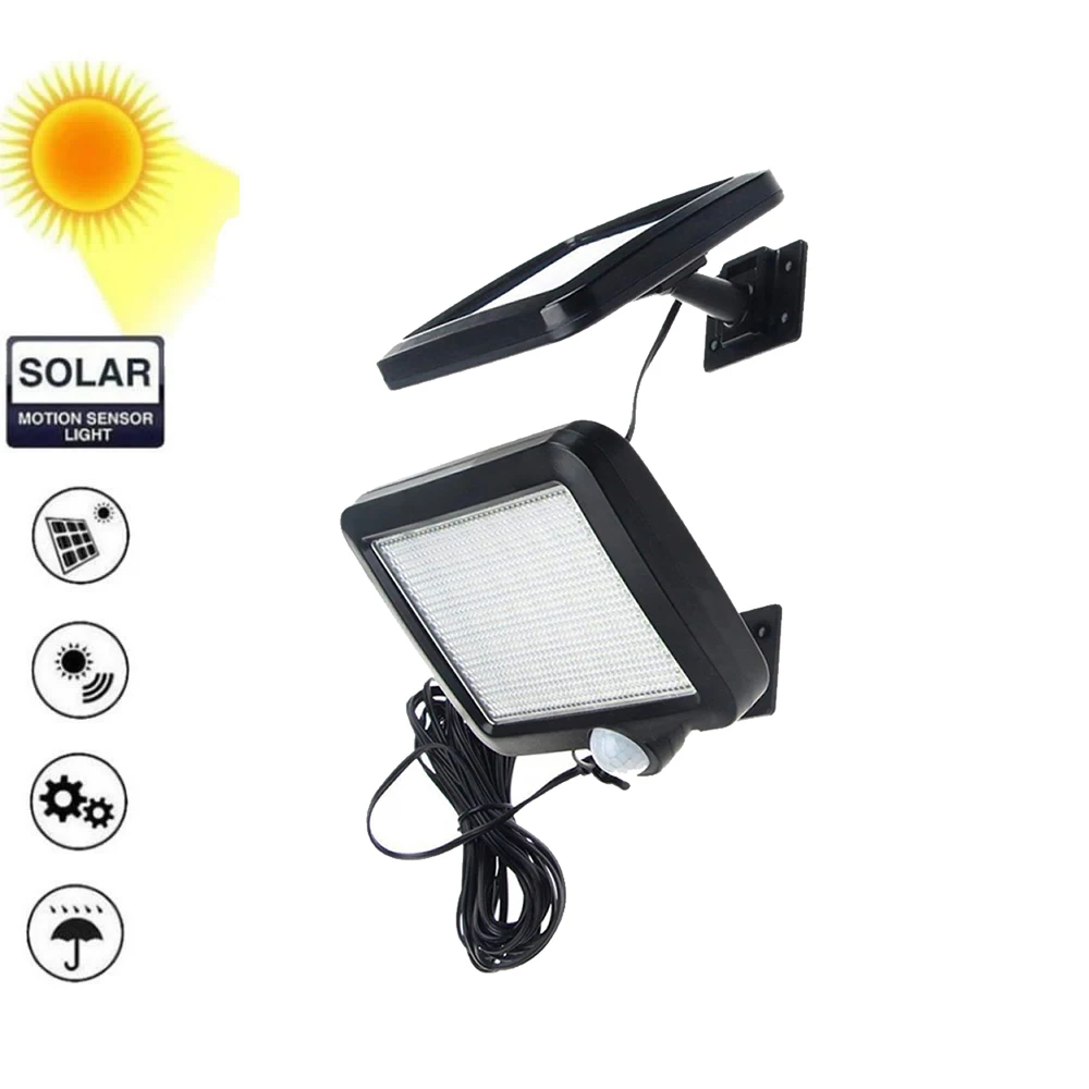 30 светодиодов солнечный светильник светодиодная лампа со съемной панелью