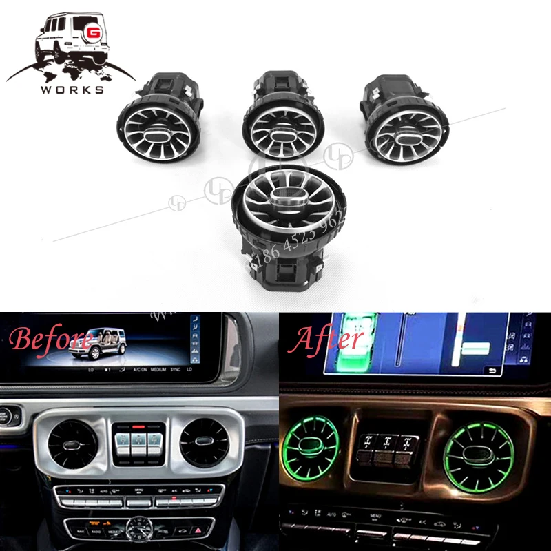 2019 g class air vent light  for g wagon 2019 atmosphere led g500 g63 outlet LED Interior Lights