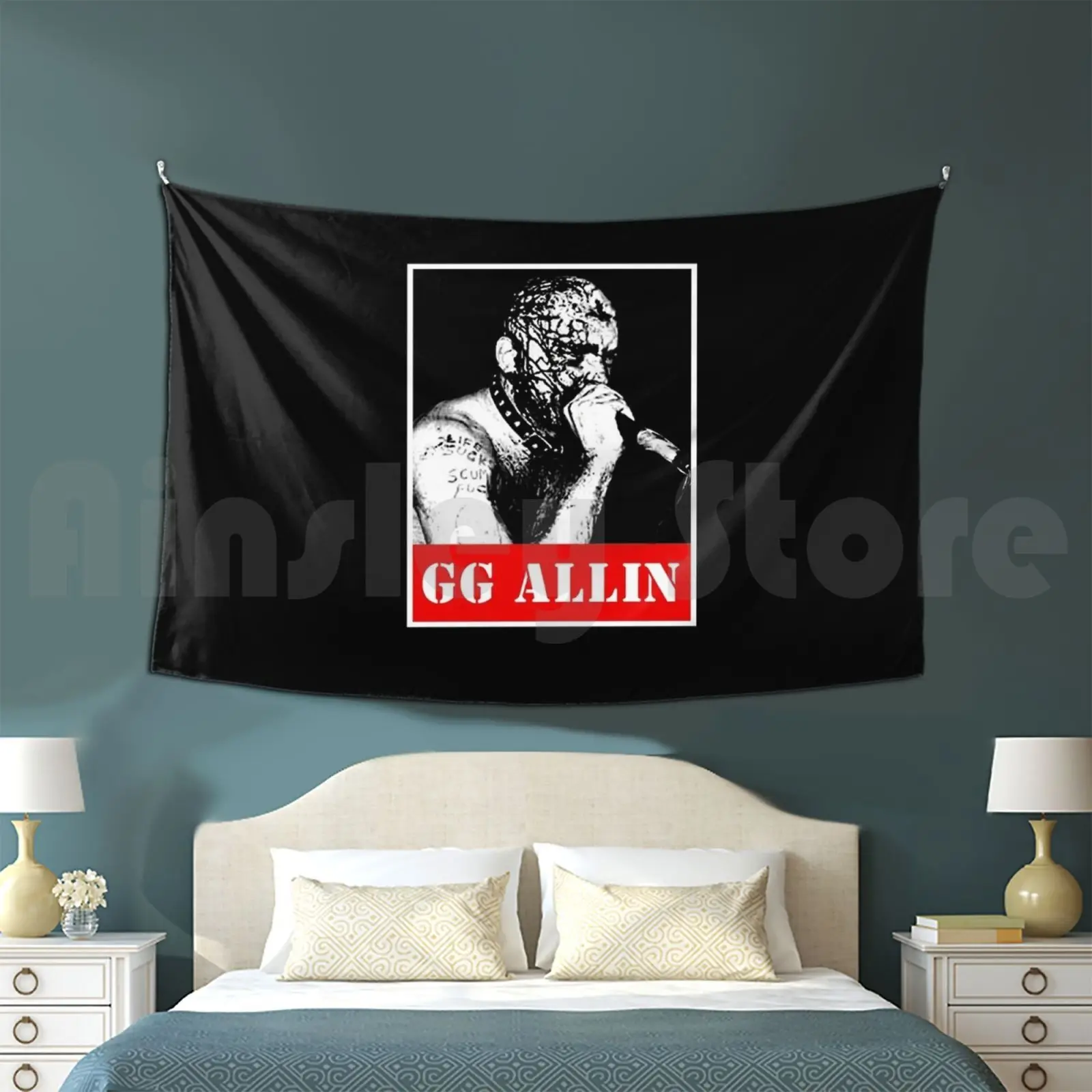 

Gg Allin Tapestry Living Room Bedroom Gg Allin Hated In The Nation Usa Punk Punk Music Gg Die Gg Scum Idles Skinhead