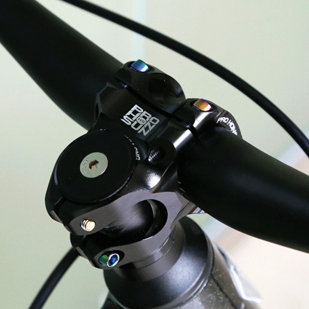MTB 35 мм стержень CNC 31 8 руль велосипеда ультралегкий 0 градусов Rise FR AM Enduro 28 6 Steerer