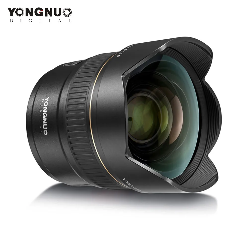 Широкоугольный объектив YONGNUO YN14mm F2.8N автофокус и Ручная фокусировка диагональ 114