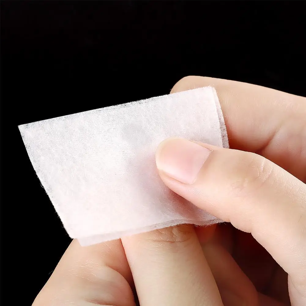 

100Pcs Lint Free Wipes Napkins For Manicure Nail Polish Remover Wipes Pads Paper Nail Cutton Pads Nail Cleaner Wipes
