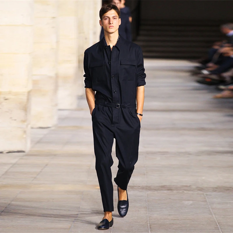 Мужской комбинезон украшение для мужских брюк рабочая одежда тренд M
