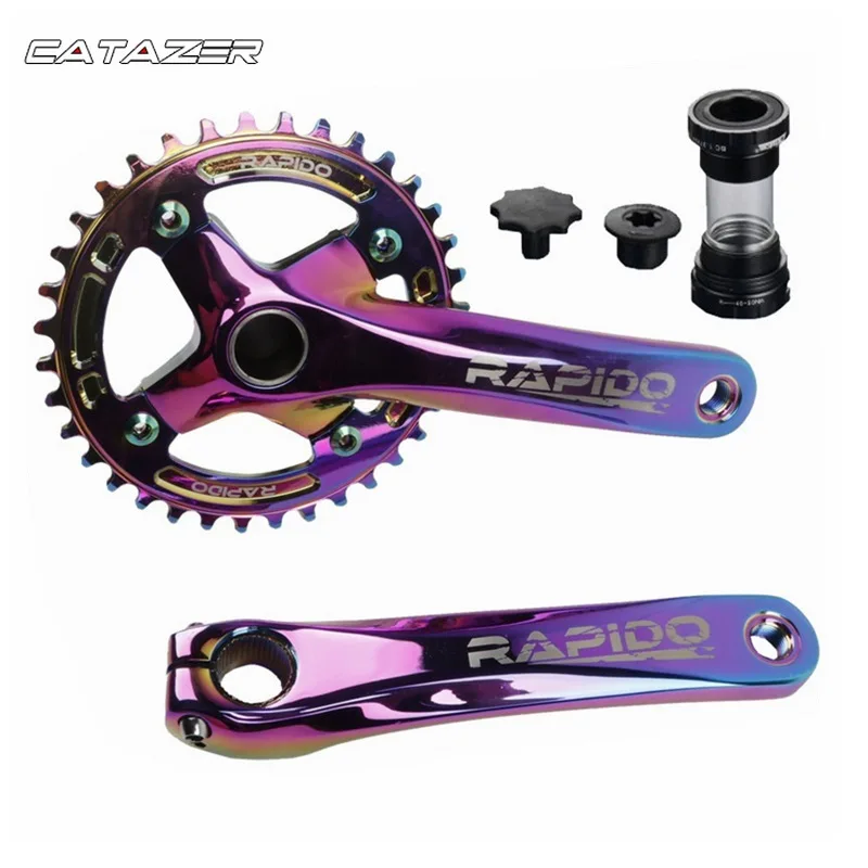 MTB велосипед для горного велосипеда шатун со звездочками 170 мм BSA 104BCD передняя