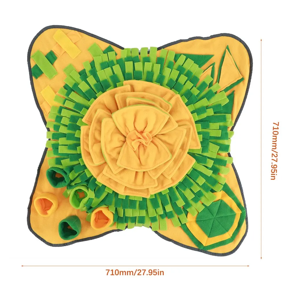 

Pet Mat Dog Slow Feeding Mat Washable Pet Puzzle Toys Durable Interactive Dog Toys Encourages Natural Foraging Skills