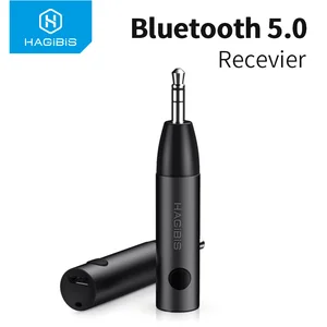 hagibis bluetooth 5 0 receiver 3 5mm aptx ll jack aux wireless adapter music for headphone speaker tv car rca audio receiver free global shipping