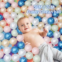 5 57cm safety colorful plastic bubble ocean balls water pool ball for baby kid funny bath bubble ball toy balls pit tent toys
