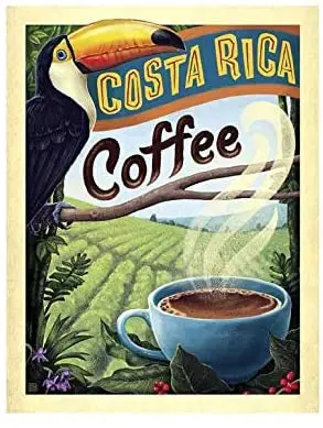 

Кофейная чашка-реклама для капучино, металлическая вывеска в винтажном стиле ретро, табличка, для кафе, Ретро Декор для стен дома, бара, паба,...