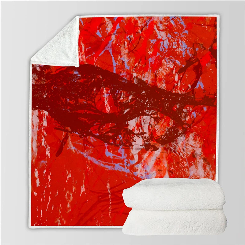 Мягкое плюшевое покрывало с принтом свинины шерпа флисовое для дивана плед