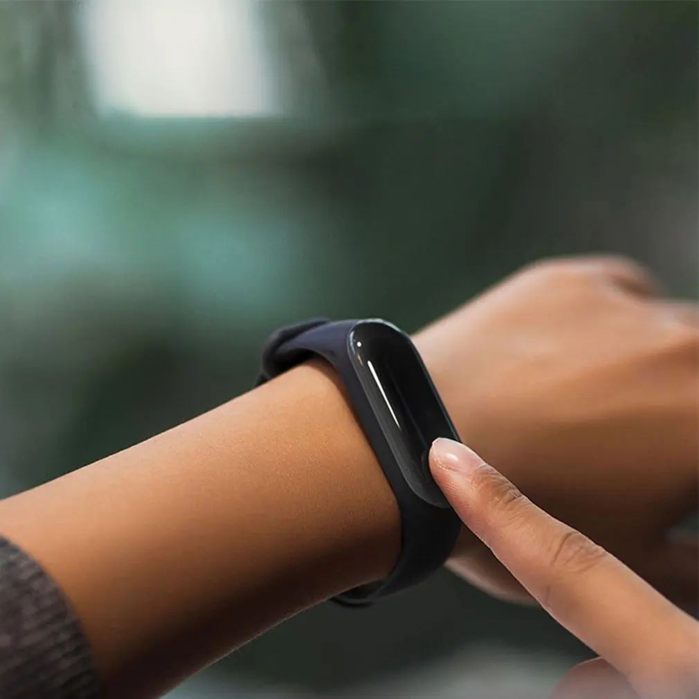 Защитная пленка для Xiao Mi Band 3 умный чехол браслета полностью незакаленная
