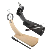 venice wooden ham holder knife cutting board ham bar stool bama lamb leg rack