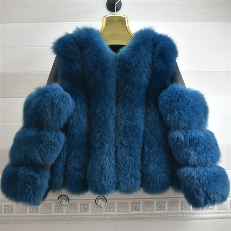 Женская короткая куртка из овечьей кожи Повседневная теплая натурального