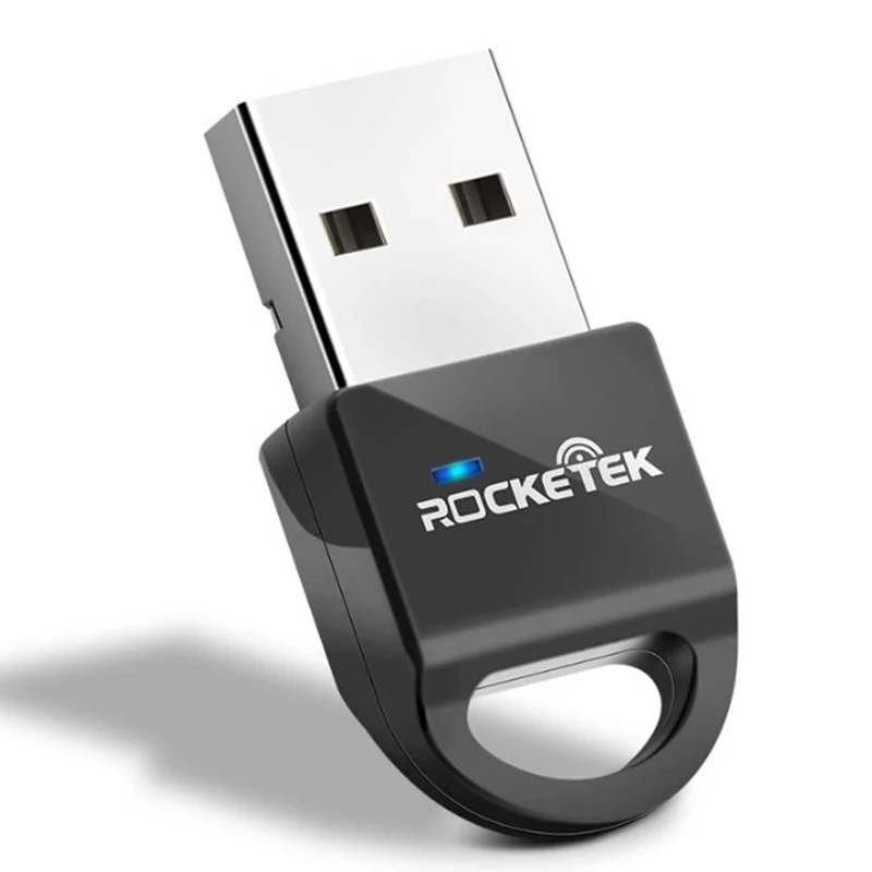 

ROCKETEK CSR 4.0 A2DP Bluetooth Adapter USB Dongle For PC Computer Speaker Audio/Ps4 Controller/Receiver Transmitter