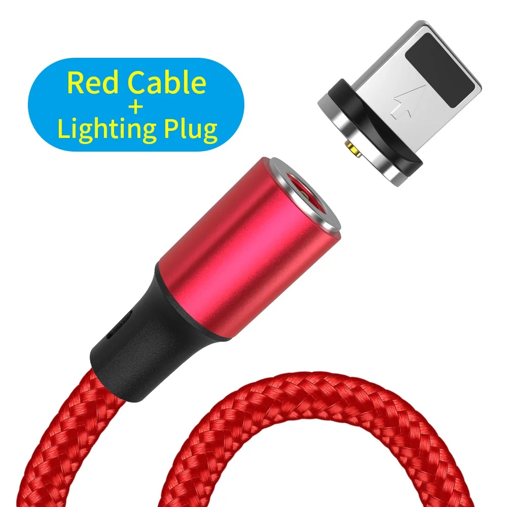 For iPhone cable YBD Магнитный кабель usb c кабель зарядное устройство для huawei Honor xiaomi redmi микро-usb-кабель для зарядки Шнур для iPhone samsung galaxy - Цвет: For iPhone cable