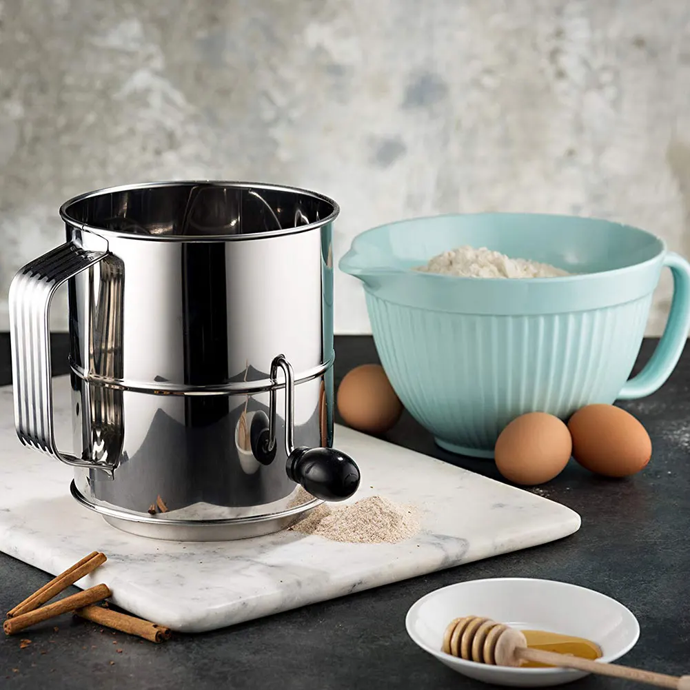 Кухонные инструменты для выпечки стальной нержавеющий порошок Ситечко Сито муки