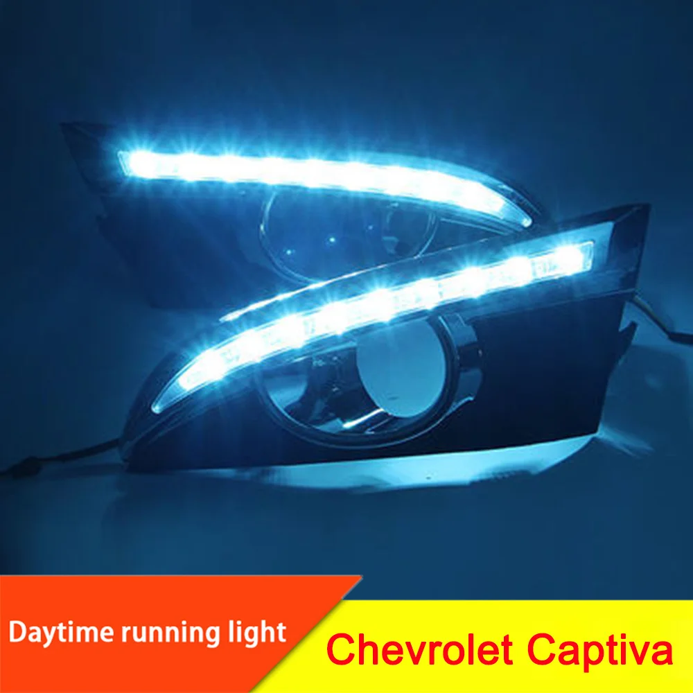 Автомобильные мигающие DRL Для Chevrolet Chevy Captiva 2011 2012 2013 2014 2015 2016 2017 дневные ходовые