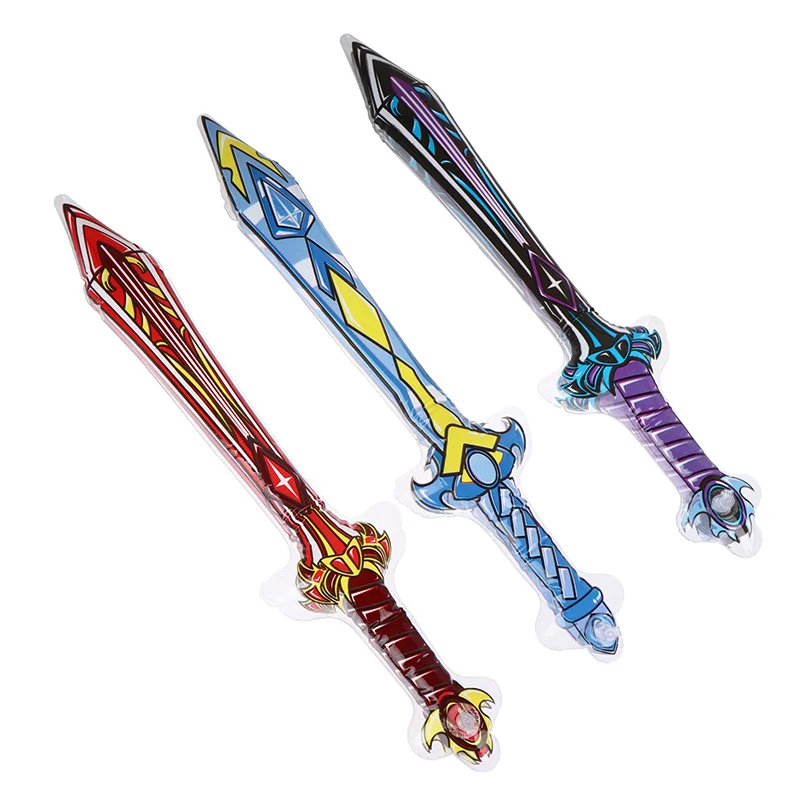 

New Iatable Outdoor Toys Kids Garden Yard Toys Kids Toys Pirate Swords Shape Anime Iatable Swords Children Cosplay
