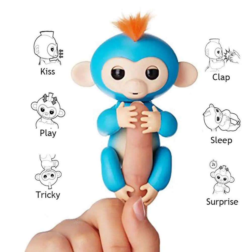 Электронная умная сенсорная детская обезьянка игрушки Интерактивная на кончик