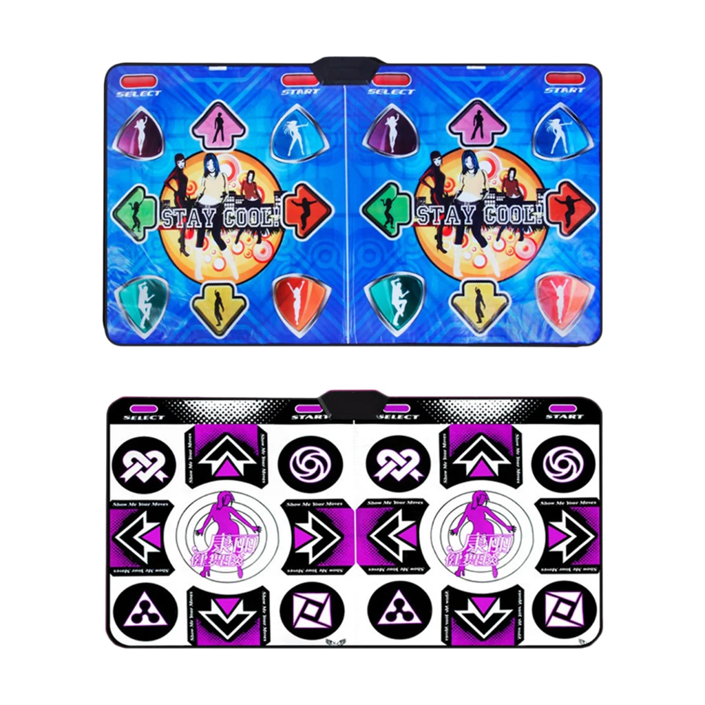 

Double Person Dance Mat, Non-Slip Dancing Pads, USB Electronic Playmat Suitable for TV PC Video Game
