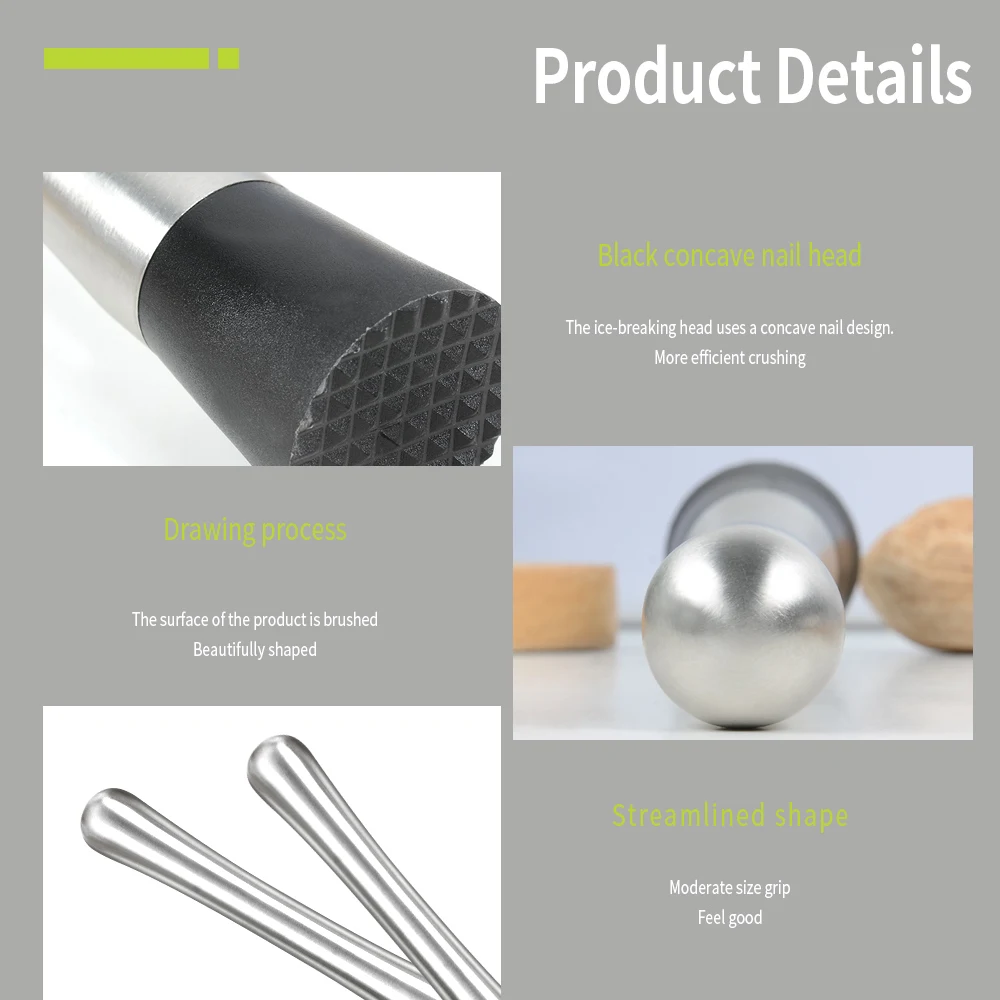 XYj коктейльный мудлер из нержавеющей стали посуда для бармена сделай сам миксер