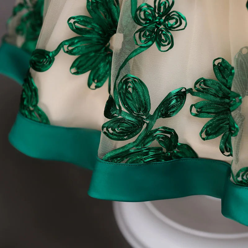 Платье для девочек 2-12 лет Рождественская одежда подростков летнее вечернее