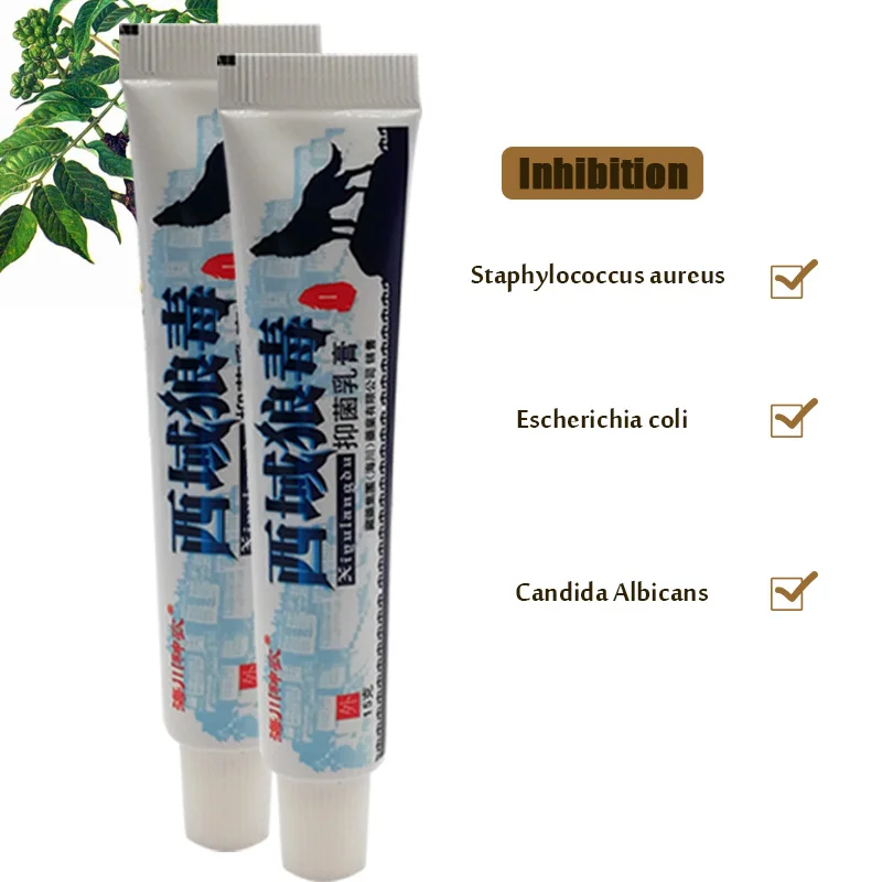 

10pcs Western Territory Poison Wolf Herbal Antibacterial Cream Psoriasis Eczema Dermatitis itching Pain Relief Herbal Medicine