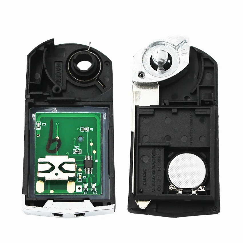 3 кнопки 434 МГц пульт дистанционного управления автомобильный ключ с чипом 4D63 для