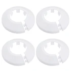 Uxcell 4 шт труба 25 мм PP радиатор Escutcheon крышка водопровода украшение белый