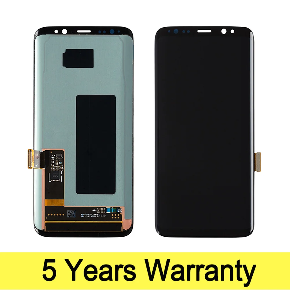 ЖК дисплей для Samsung S8 оригинальный сенсорный экран G950F G950U G950Fd Galaxy S8|Экраны