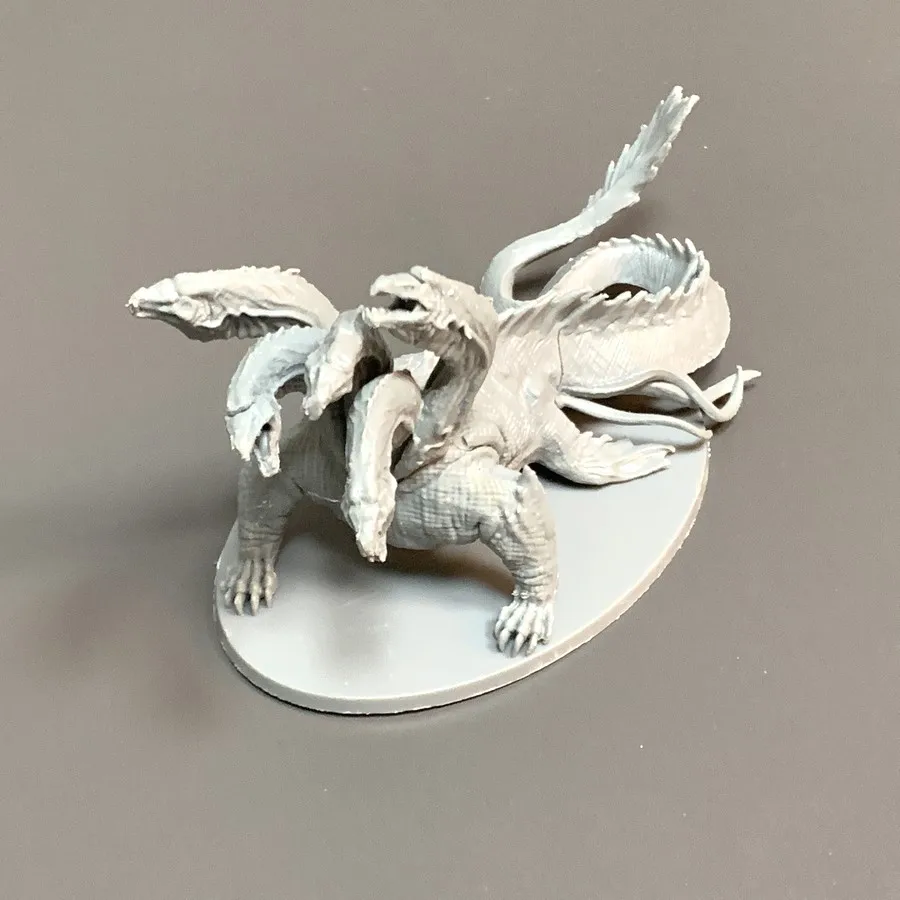 Большая серая Гидра Монстры фэнтезийная миниатюрная Боевая миниатюра