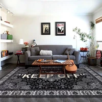 keep off printed floor mat living room area rugs bedroom bedside bay window carpet