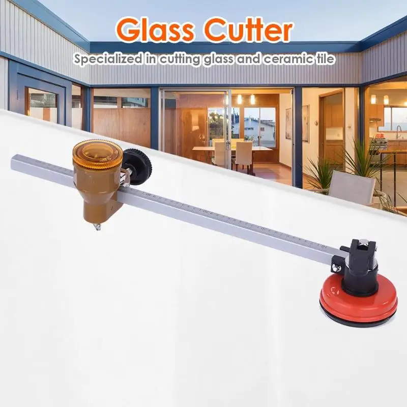 

Multi-functional Sharp Wheel Glass Cutter Hard Alloy Metal Diamond DIY Tile Mirror Repair Cutting Tools Hole Opener