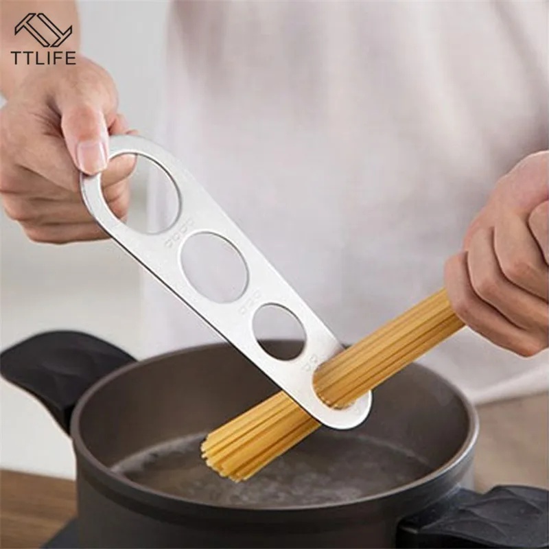 TTLIFE Нержавеющая сталь Измеритель для спагетти Паста Лапша измерения легко