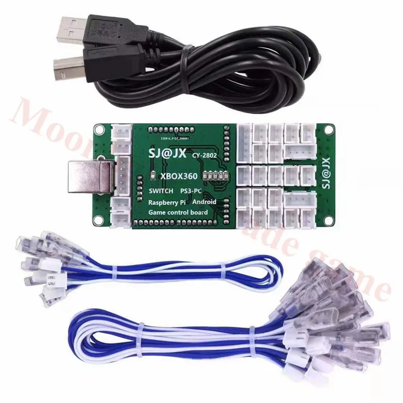 Аркадный контроллер XBOX 360 USB-плата с нулевой задержкой джойстик-кодер для