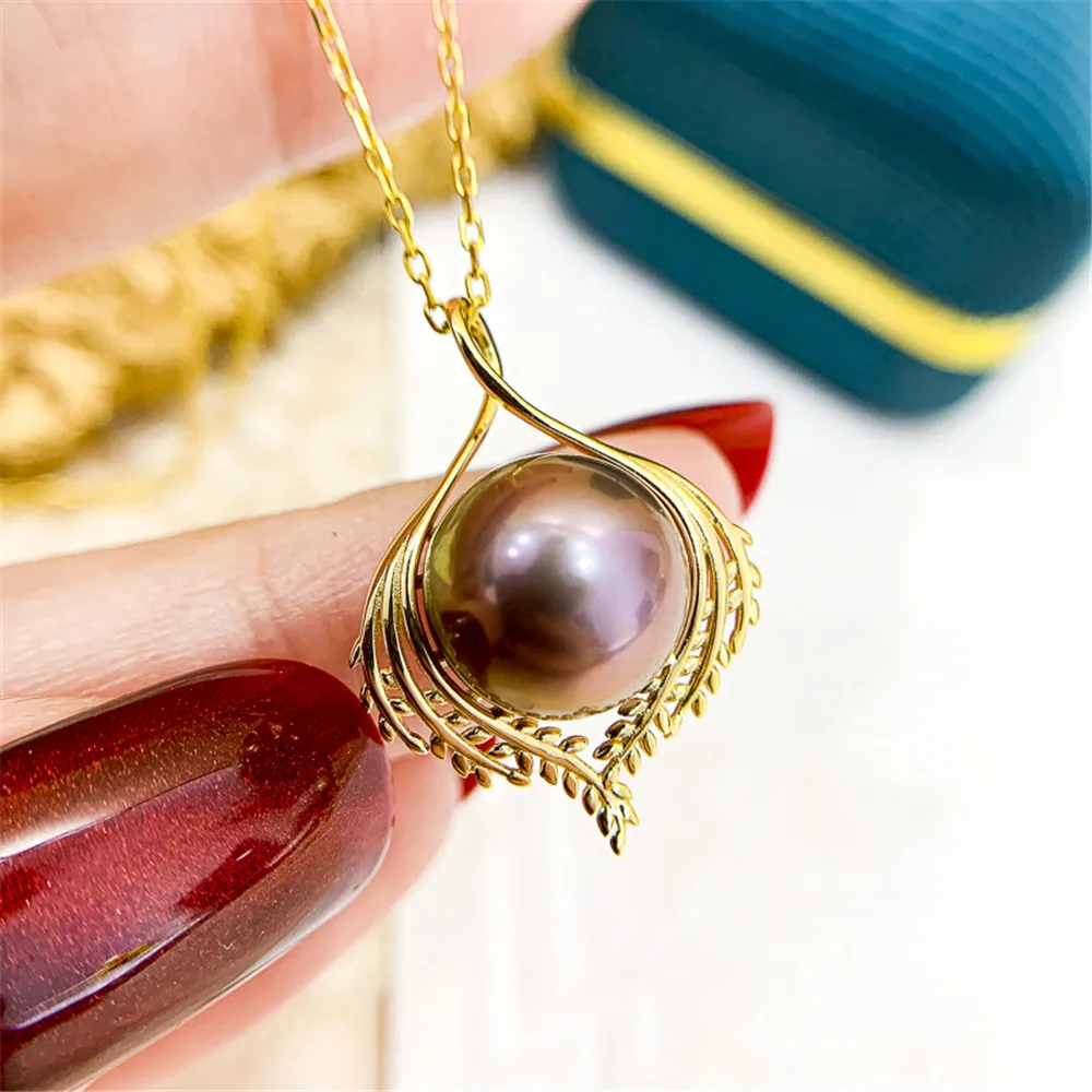 

DIY Pendant base connection Discovery of Jewelry Making Only Pendant Fitting S925 Sterling silver , No Pearl No Chain