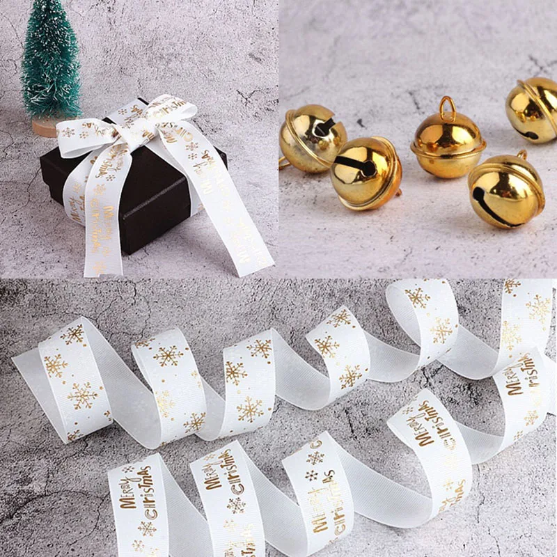 6 шт. классические ленты белые праздничные вечерние украшения Рождественская