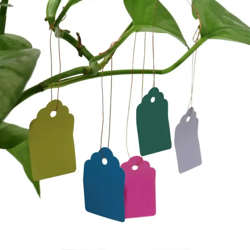 

Gardening Labels 3.6x2.5cm Lot 100pcs Strip Line Garden Label Plant Hanging Tag Mini Seed Signs Waterproof Labels Hot New