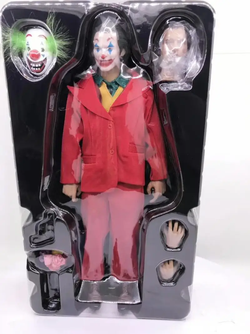 

30cm In Stock 1/6 Scale Joaquin Phoenix Clown crime prince 12 inches Joker Action Figure Doll Halloween Gift for Fans