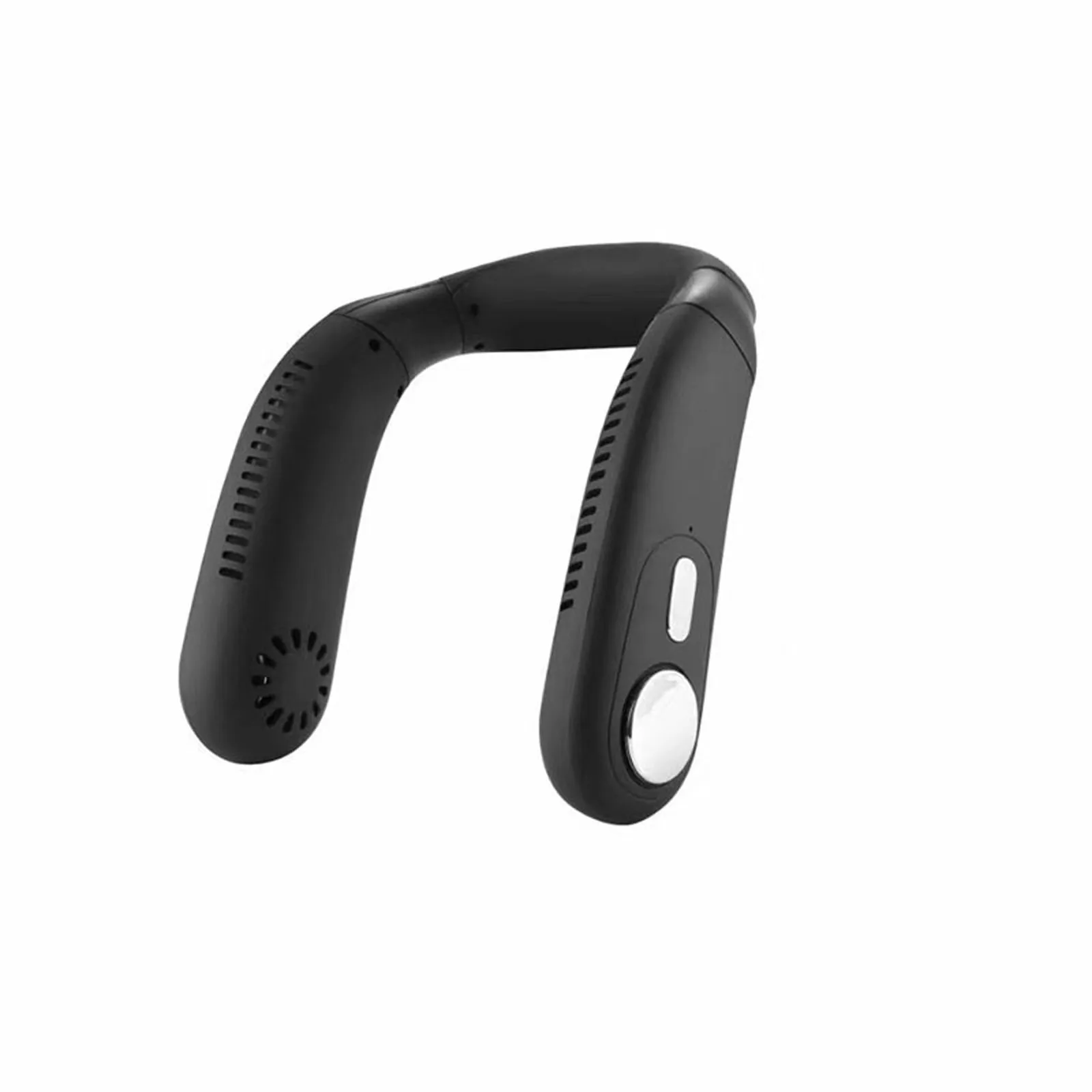 

Portable Leafless Hanging Neck-fan Comfortable Cooling Neckband Electric Cooler Portable Neck Band Lazy Neck Hanging Fan #7