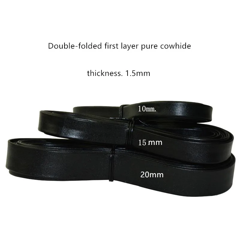 Двухслойная лента из черной воловьей кожи светильник ний ремень с декоративным
