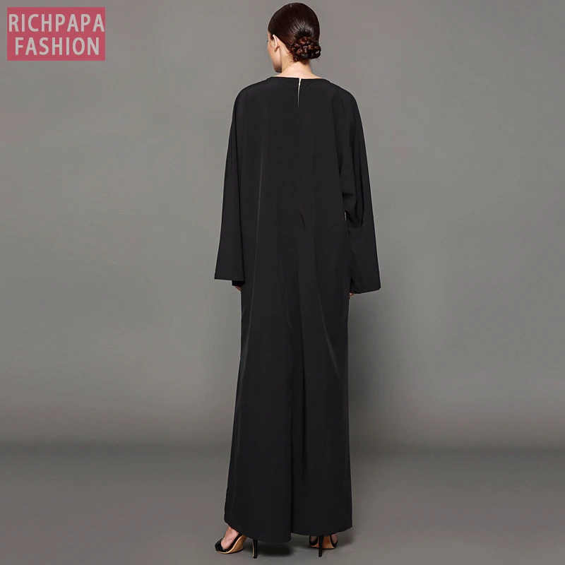 Открытое кимоно абая из Дубая Бангладеш исламский хиджаб мусульманское платье