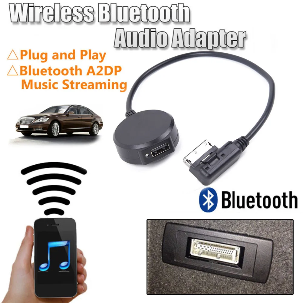 Интерфейс беспроводной Bluetooth адаптер USB музыкальный AUX кабель для Mercedes Benz MMI |