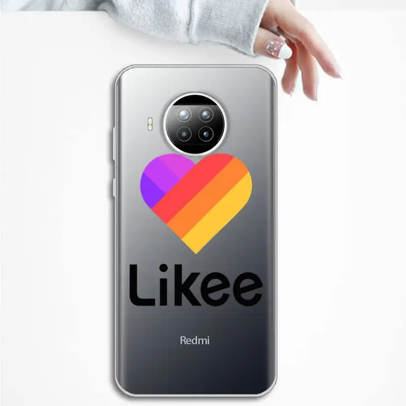 

likee Phone Cases Transparent Clear for Xiaomi Redmi note 10 t 8 9 pro lite 11