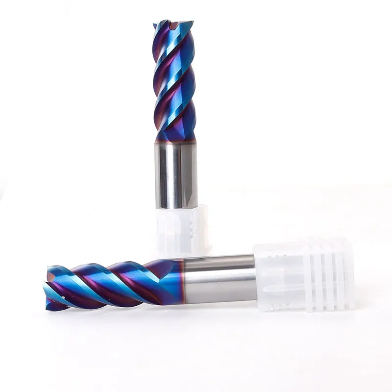 Фрезерная фреза ZGT HRC65 4 из карбида сплава Высококачественная 1 мм 3 5 12 |