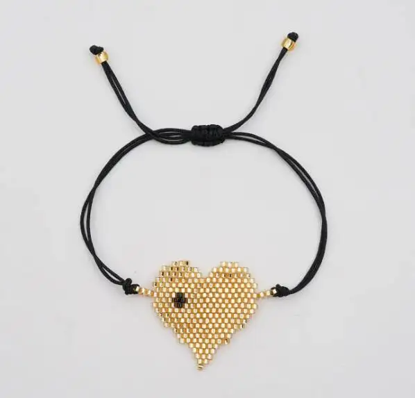 Go2boho MIYUKI Love ювелирные изделия Турецкий Дурной глаз браслет женский кисточкой Pulsera Mujer сердце Фатима хамса ручной работы браслеты