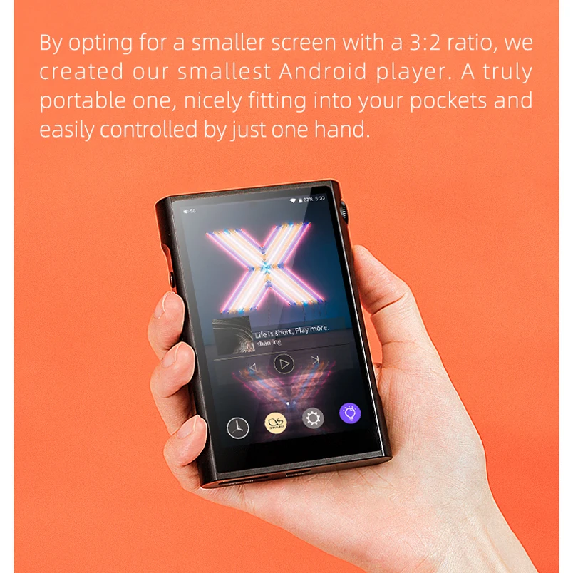 Shanling M3X MQA Hi Res Portable Player Dual ES9219C DAC/AMP DSD256 384kHz/32bit Open Andriod OS Bluetooth LDAC 3.5mm&4.4mm PO|MP3-плееры| |