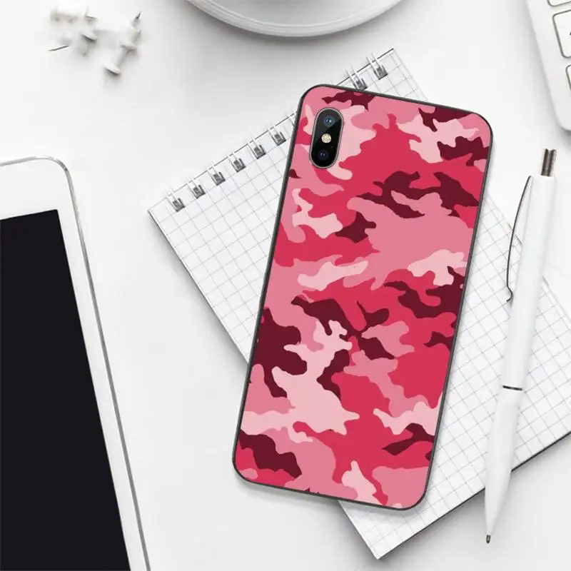 

Camouflage Pattern Camo military Army Phone Case for iPhone 11 12 pro XS MAX 8 7 6 6S Plus X 5S SE 2020 mini