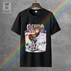 Хлопковая футболка с короткими рукавами, модная Классическая футболка с короткими рукавами Kreator Endless Pain, большие размеры L, немецкая толстая металлическая футболка