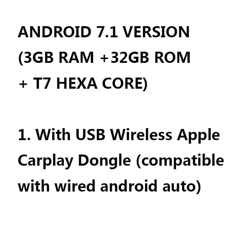 7.1 3GB RAM carplay Android 6,0 видео Интерфейс для Nissan Patrol y62 Armada 2012- года, встроенный WI-FI Bluetooth Mirrorlink и gps навигации - Размер экрана, дюймов: 7.1 3GB RAM carplay