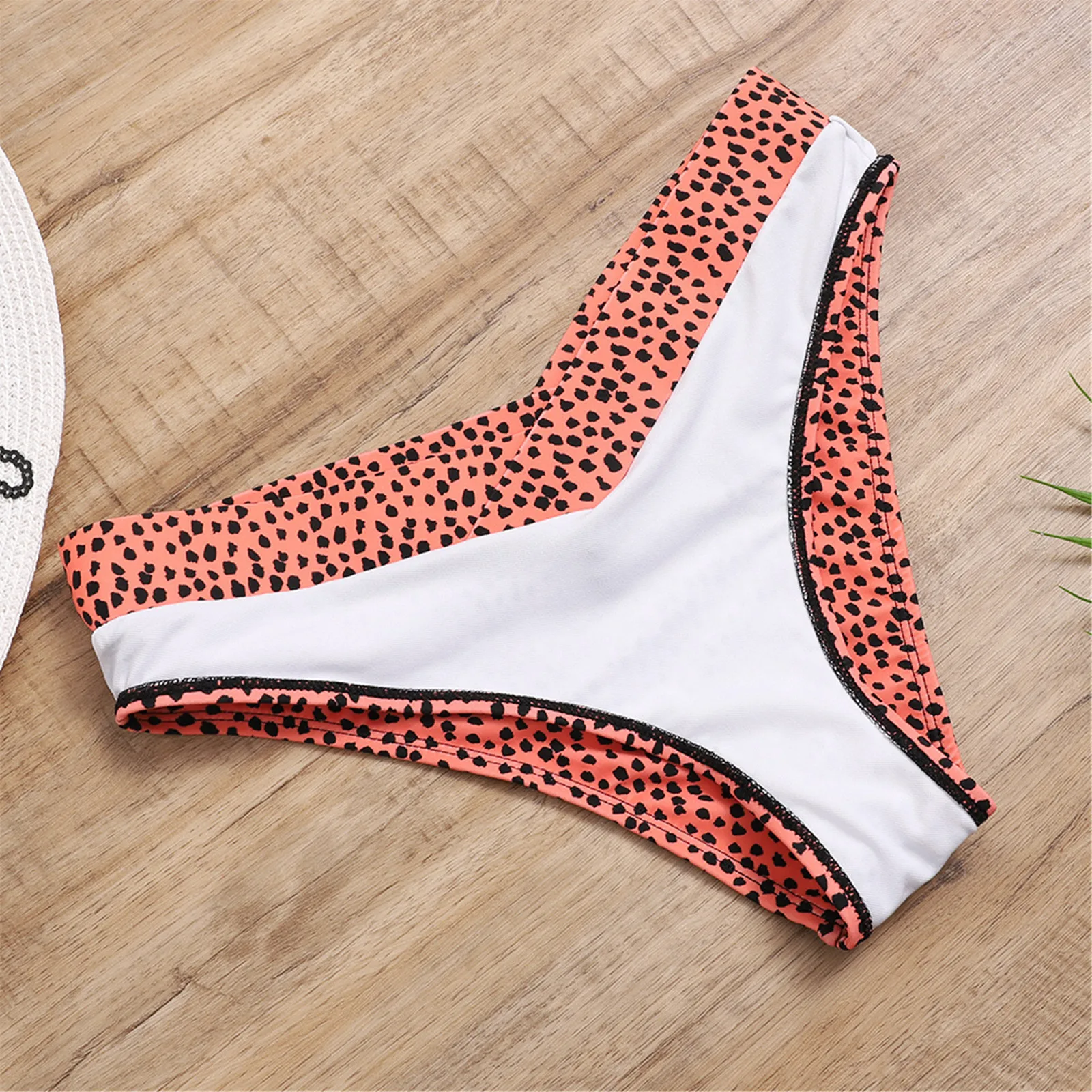 

2021 Ladies Leopard Dot Print Swimsuit Women Sexy Bikini Set Push Up Swimwear Female Brazilian Bikini Biquini Bathing Suit
